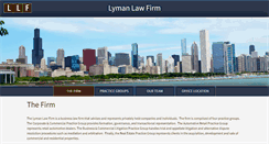 Desktop Screenshot of lymanlawus.com
